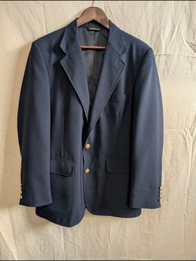Vintage Sutter & Grant Men's Sport Coat with Gold Buttons